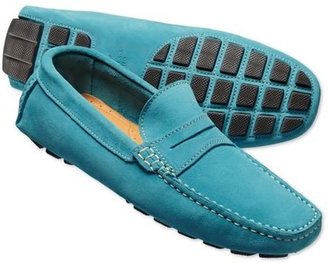 Charles Tyrwhitt Turquoise Hamilton saddle loafers