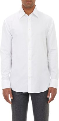 Armani Collezioni Solid Dress Shirt-White