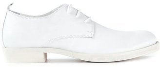 Ann demeulemeester blanche lace-up flat shoes