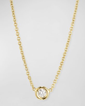 Roberto Coin 18k Gold Single Diamond Necklace
