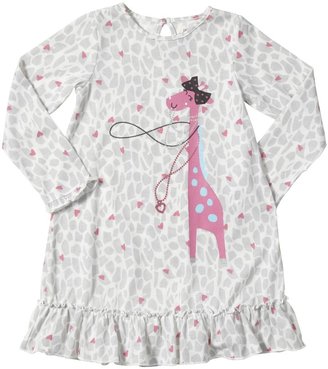 Petit Lem Sparkling Spots Sleep Gown (Toddler/Kid) - Gray-3