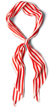Ana Accessories Inc Bow to Stern Scarf in Crimson Stripes