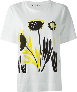 Marni Edition Katya Schwalenberg floral print t-shirt