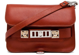 Proenza Schouler Mini PS11 Classic Patent Leather Bag in Pinot Noir