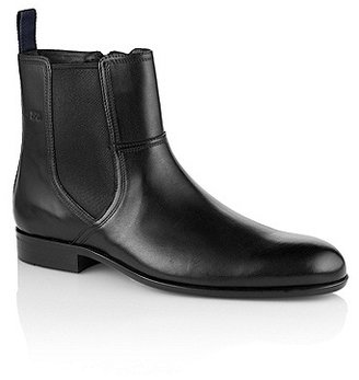 HUGO BOSS Leather ankle boots `Brodero`