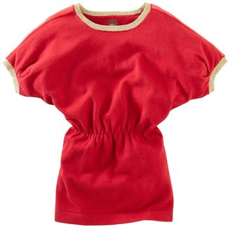 Tea Collection Colorblock Sweater Dress (Baby Girls)