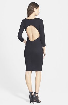 Myne Cutout Ponte Body-Con Dress
