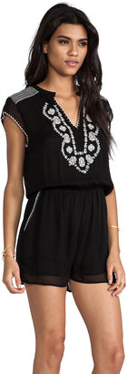 Rory Beca Desi Embroidered Romper