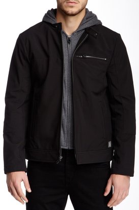 Kenneth Cole New York Hooded Zip Front Jacket