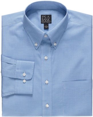 Jos. A. Bank Traveler Tailored Fit Long-Sleeve Button Down Collar Sportshirt