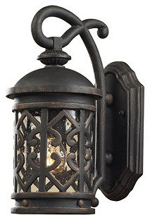 Monroe 1-Light Wall Lantern, Charcoal