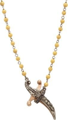 Sevan Biçakci Diamond Dagger & Rosary Bead Necklace