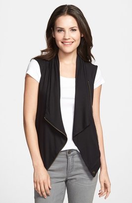 Halogen Drape Front Knit Vest (Regular & Petite)