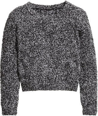 H&M Knit Sweater - Dark gray melange - Ladies