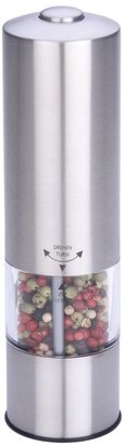 MIU France Stainless Steel Battery-Operated Peppermill with LED Light
