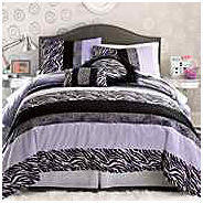 JCPenney Seventeen Zebra Darling Comforter Set
