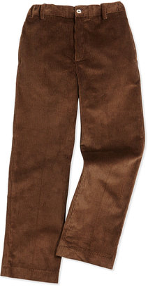 Oscar de la Renta Endine Corduroy Classic Pants, Brown, Boys' 2Y-10Y