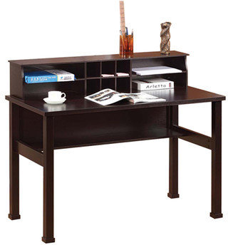 Hokku Designs Chelsia Basic Office Desk with Hutch