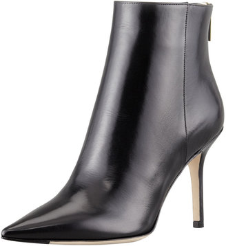 Jimmy Choo Amore Pointed-Toe Ankle Boot, Black