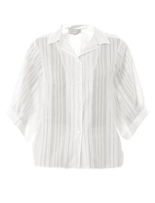 Stella McCartney Bernie stripe cotton-silk shirt