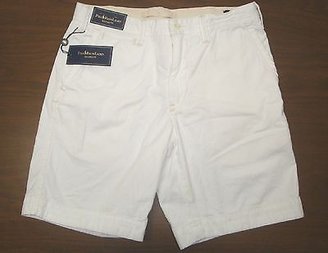 Polo Ralph Lauren NWT $75 Rugged Relaxed White Chino Shorts Mens 33 38 40 42 NEW
