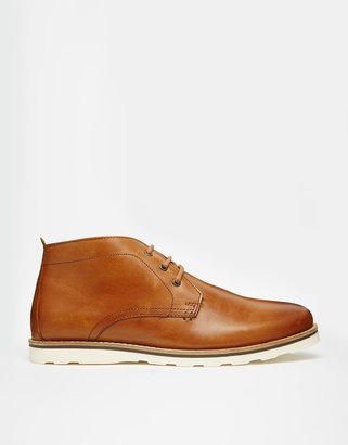 A. J. Morgan ASOS Chukka Boots in Leather