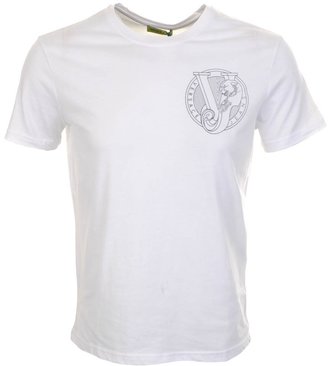 Versace Jeans Tiger Logo T Shirt White
