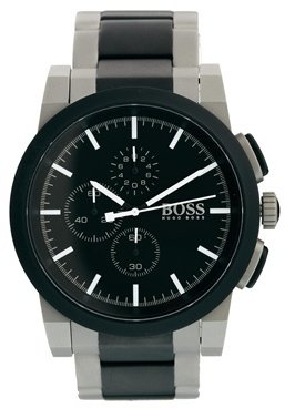 HUGO BOSS Architectural Steel Bracelet Strap Chronograph Watch 1512958 - Grey