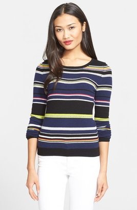 Diane von Furstenberg 'Jolanta' Stripe Cashmere Sweater