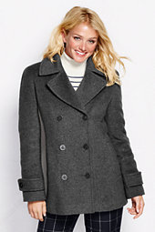 Classic Women's Luxe Wool Insulated Peacoat-Vicuna