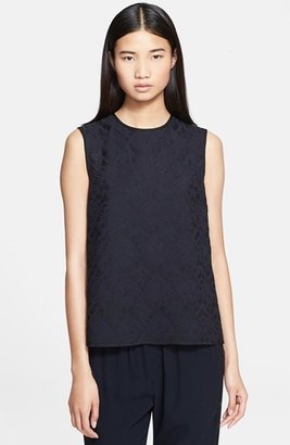A.L.C. 'Eric' Embroidered Silk Top