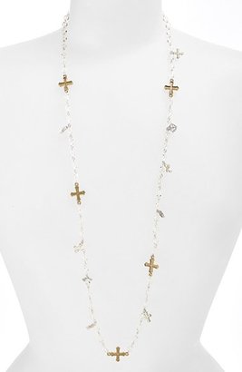Virgins Saints & Angels 'Pax' Multi Cross Necklace