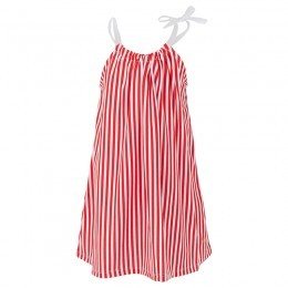 Petit Bateau Red & White Stripe Dress