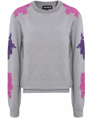 House of Holland Floral Embroidered Sweater