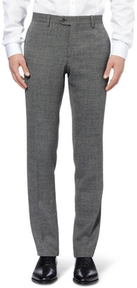 Etro Grey Slim-Fit Patterned Wool Suit