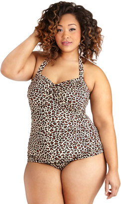 Esther Williams Bathing Beauty One-Piece Swimsuit in Wild