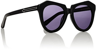 Karen Walker Women's Number One Sunglasses-Black, Grey