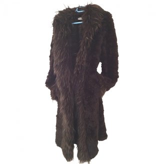 Sonia Rykiel Brown Fur Coat
