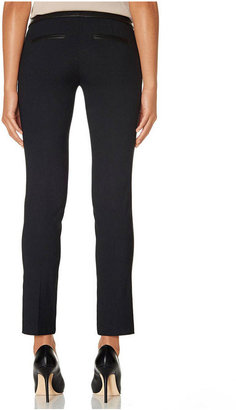 The Limited Exact Stretch Faux Leather Waist Ankle Trouser Pants