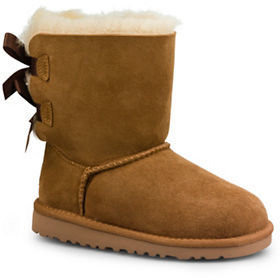 UGG Toddler Bailey Bow Boots-CHESTNUT-9