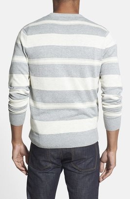 Original Penguin Jacquard Stripe Crewneck Sweater