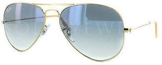 Ray-Ban NEW RB 3025 001 3F 55 Arista Gold Green  55mm Sunglasses