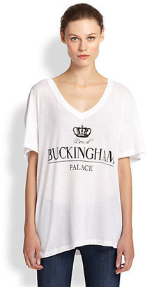 Wildfox Couture Secret Royal Buckingham Palace Printed Tee