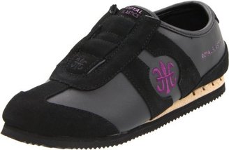 Royal Elastics Women's Majesty Fashion Sneaker,Black/Dark Purple,6 M US