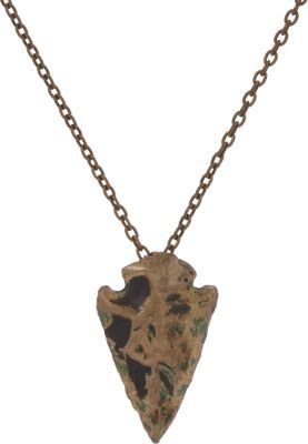 Pamela Love Bronze Mini-Arrowhead Pendant Necklace