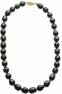 Fine Jewelry Baroque Tahitian Cultured Pearl 14K Gold Necklace Family