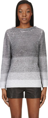 Helmut Lang Grey Gradient Sweater