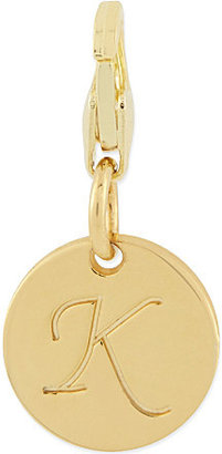 Anna Lou Gold plated small k disk charm