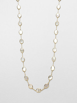 Ippolita Polished Rock Candy Mother-of-Pearl & 18K Yellow Gold Long Confetti Necklace