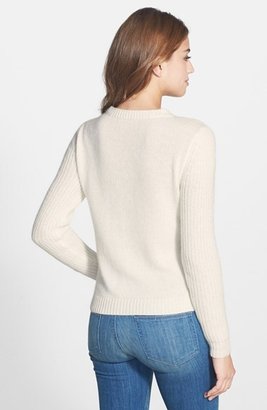 Caslon Cable Knit Sweater (Regular & Petite)
